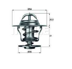 VAL-819867 Termostat 80c Vw Audi Seat Skoda